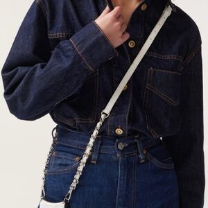 Bandolier White Lizard Chain Strap only NEW